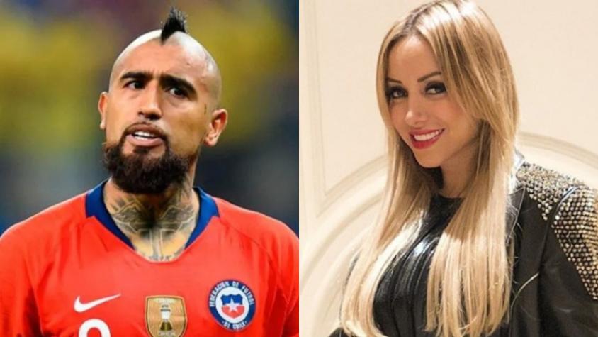 Marité Matus y Arturo Vidal Marité Matus y Arturo Vidal