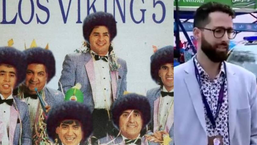 “Los Viking Five”: Ola de memes y comentarios genera error en vivo de Felipe Esbir