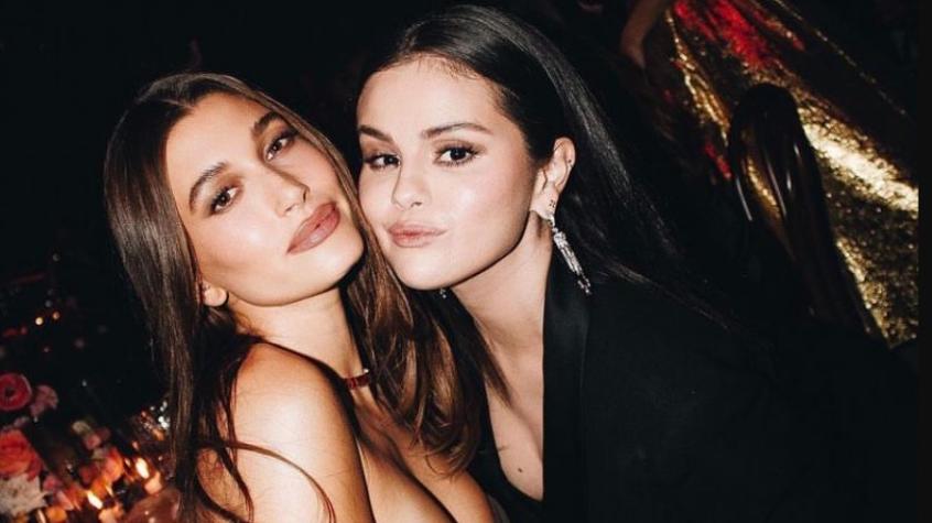 Selena Gómez y Hailey Bieber, esposa de Justin Bieber, sorprenden con foto juntas