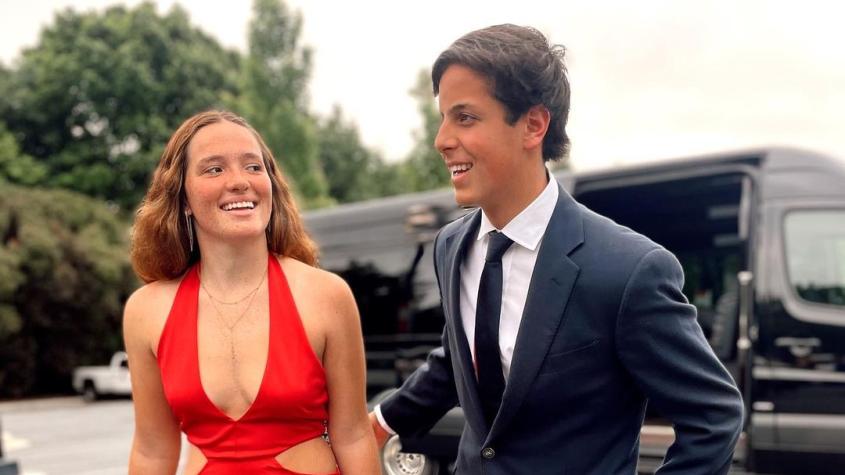 Laura de la Fuente y Máximo Bolocco celebran juntos el fin de su etapa escolar