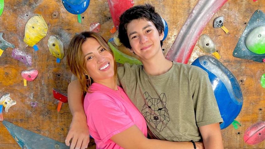 Karen Bejarano celebró los 16 años de su hijo ¡Mira lo grande que está!
