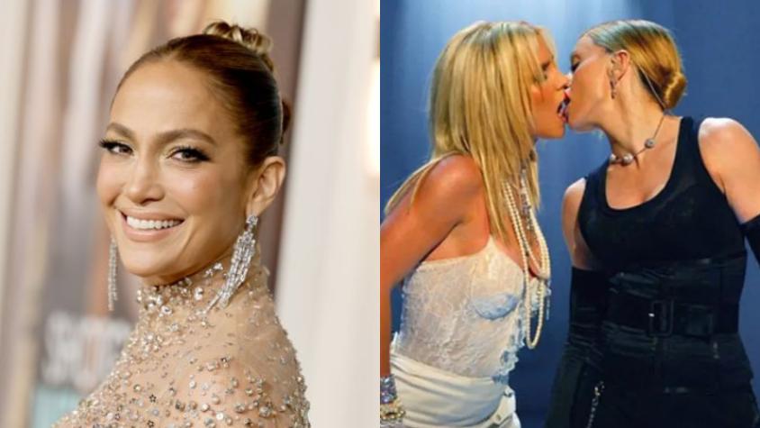 Jennifer López revela que ella era la que besaría a Madonna en los VMA's 2003