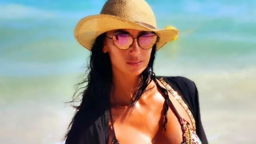 Pamela Díaz se llena de elogios al lucir su figura desde la playa