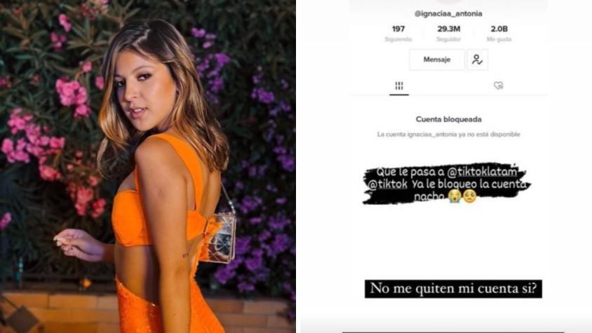 Bloquean la cuenta de TikTok de Ignacia Antonia con más de 29 millones de seguidores