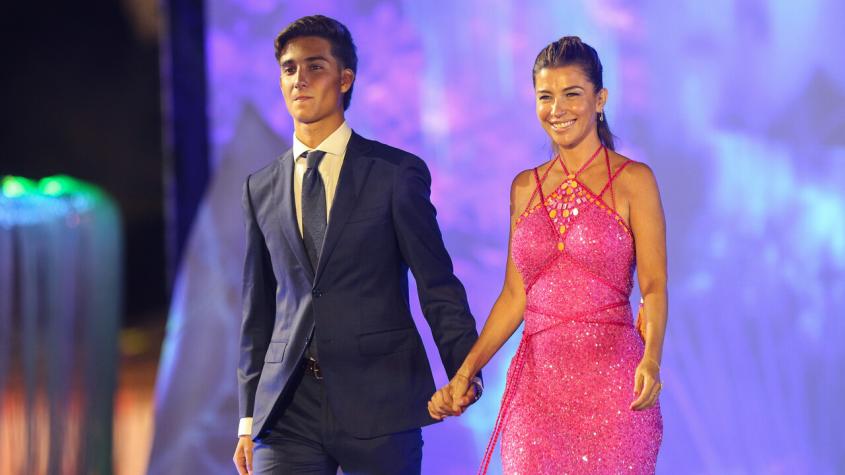 “Lo entrené”: Pancha Merino se robó las miradas junto a su hijo Dominic en la Gala de Viña 2023