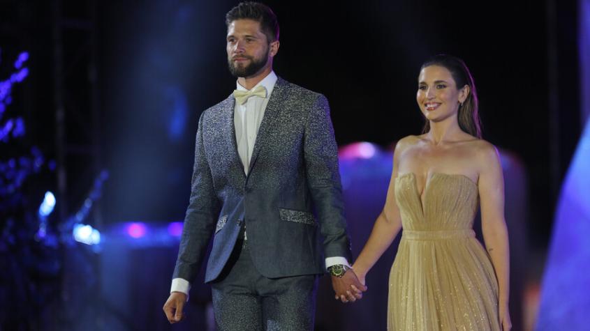Belén Soto y Branko Bacovich hicieron su debut como matrimonio en “Noche Cero”