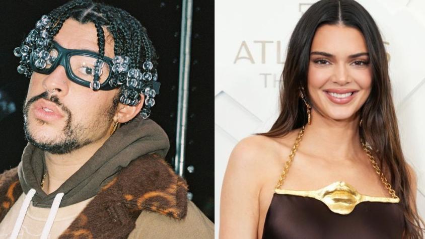 Bad Bunny es captado besándose con Kendall Jenner