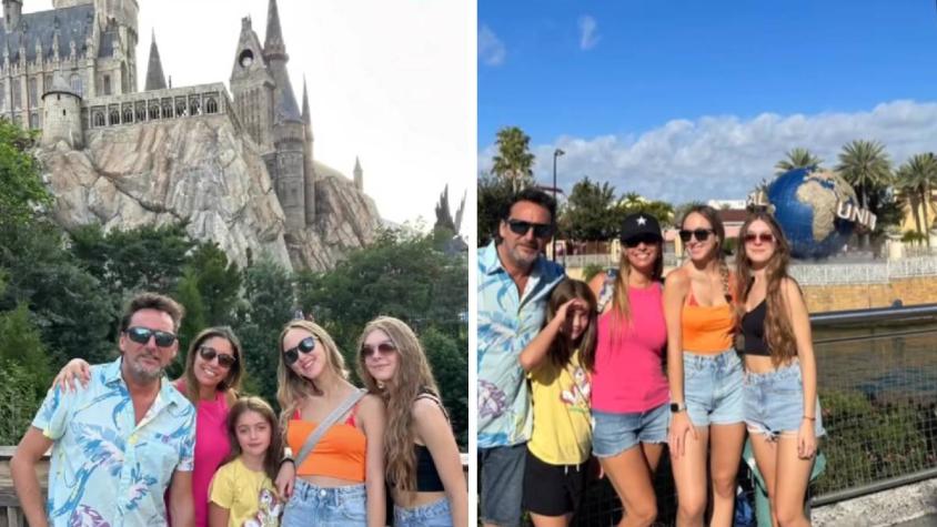 Daniel Fuenzalida y sus merecidas vacaciones en Disney World junto a su familia