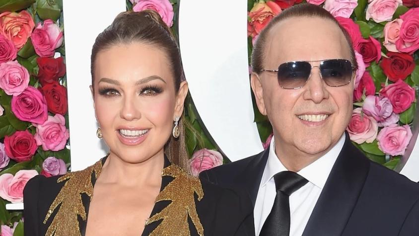 Acusan a Tommy Mottola de engañar a Thalía con cantante peruana