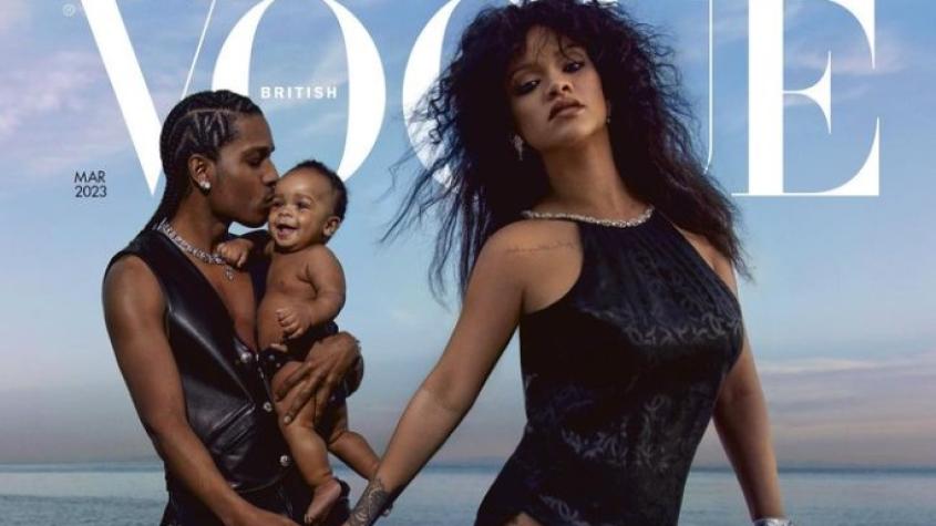 Rihanna presenta por primera vez en público a su hijo en la revista Vogue