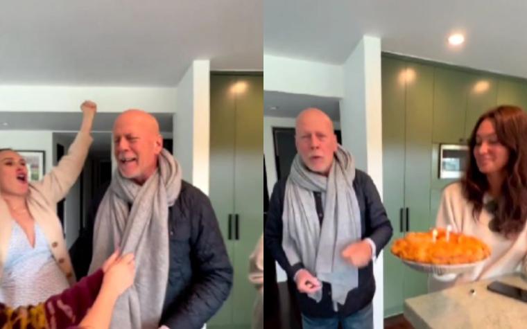 Así fue la emotiva celebración de cumpleaños de Bruce Willis Así fue la emotiva celebración de cumpleaños de Bruce Willis