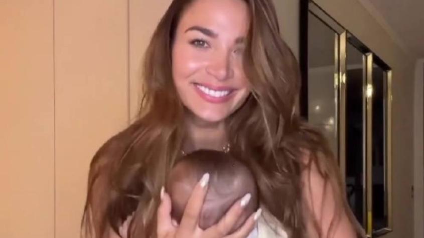 "Un clon del papá": Lisandra Silva sube foto de Leiah a sus 10 meses e impacta al ser igual al padre