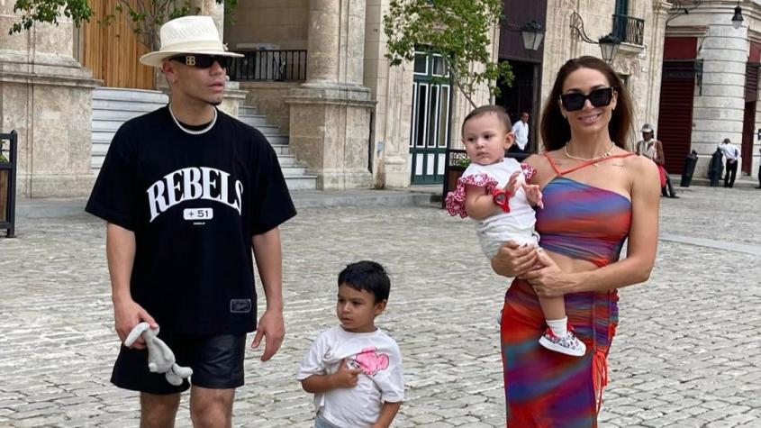 "Sus abuelos cubanos como padrinos": Lisandra Silva y Raúl Peralta celebraron el bautizo de sus hijos en Cuba