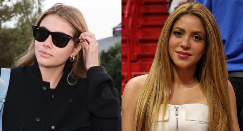 Captan a Clara Chía en bikini y la comparan con Shakira