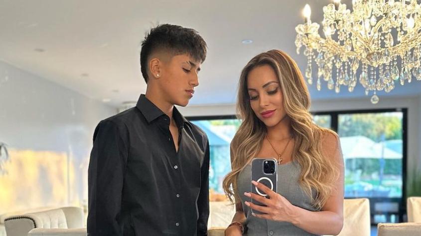 Marité Matus y su hijo Marité Matus y su hijo