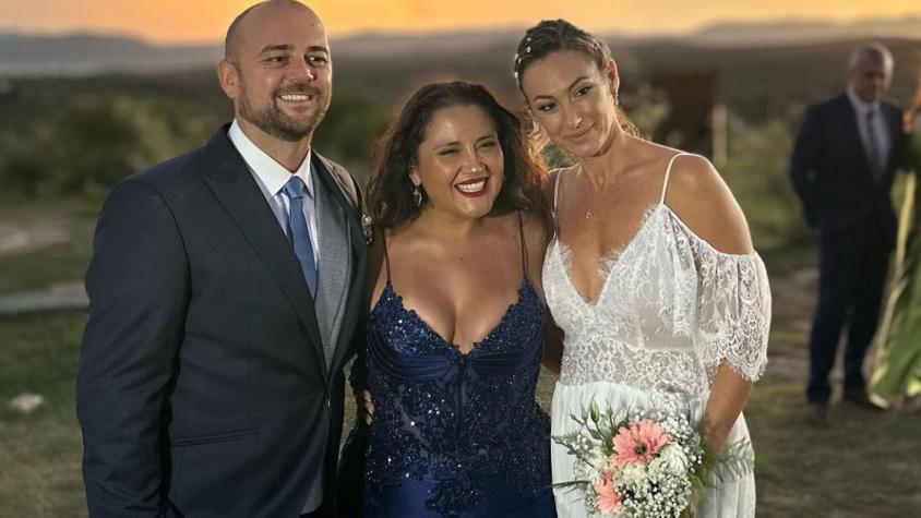 Pamela Leiva comparte íntimas fotografías de la boda de Andrea Dellacasa