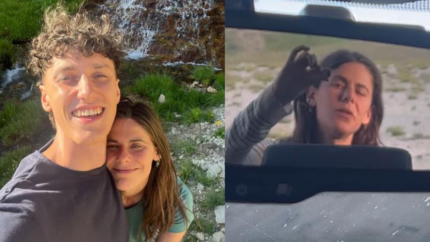 Las románticas vacaciones de Montserrat Ballarín y su nueva pareja: el cantante reveló inéditas fotos