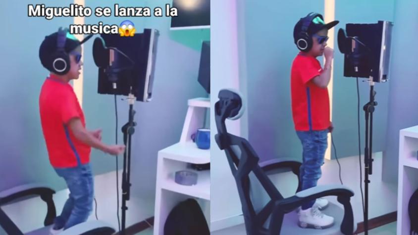 Miguelito anunció su debut musical y sorprendió a todos al revelar el particular nombre de su primer tema