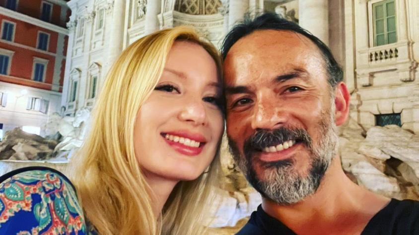 Romina Antileo y Álvaro López celebran aniversario con romántica postal