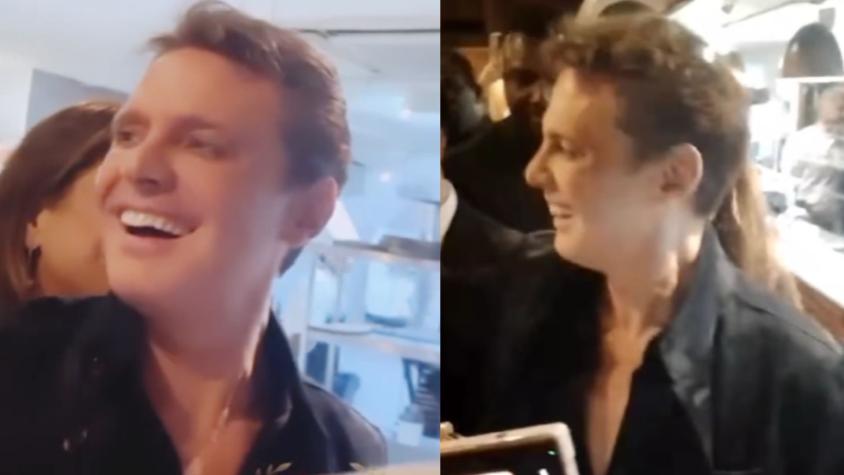 Luis Miguel fue descubierto en restaurant de Vitacura y desató locura en sus fans