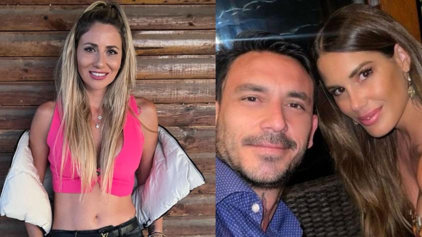 Gissella Gallardo y Mauricio Pinilla junto a Gala Caldirola Gissella Gallardo y Mauricio Pinilla junto a Gala Caldirola