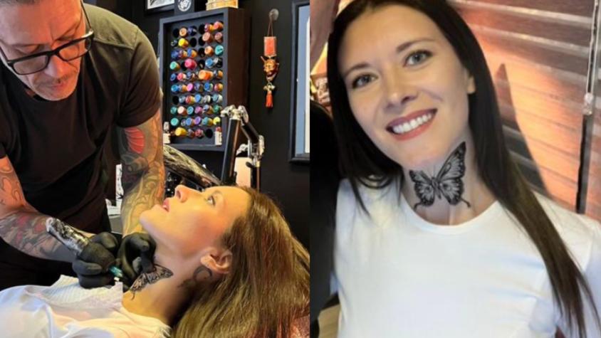 Carla Jara contó la verdad detrás de su controversial tatuaje en el cuello