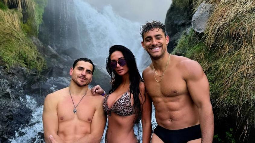 Pamela Díaz cautiva a sus seguidores con fotos junto a Pangal y Austin Palao en Nevados de Chillán: “Quién fuera…”