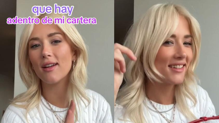 Vesta Lugg causó furor en redes tras revelar qué lleva en su cartera avaluada en más de dos millones de pesos