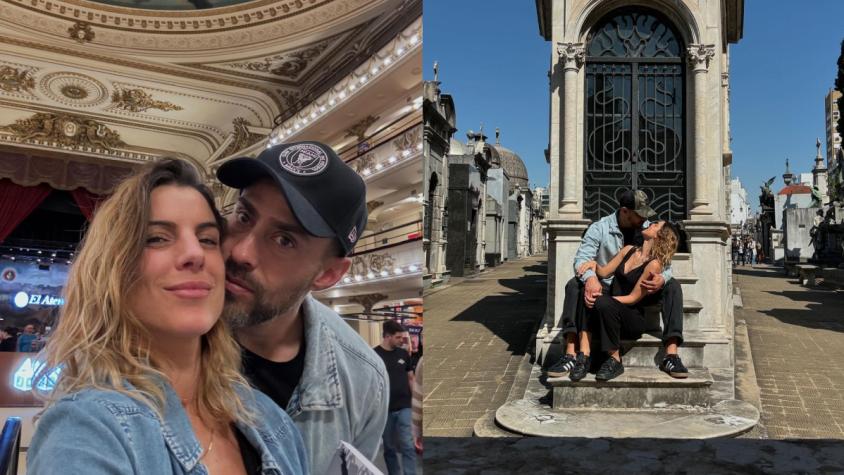De paseo por Argentina: Las románticas fotos de Jorge Valdivia y Maite Orsini