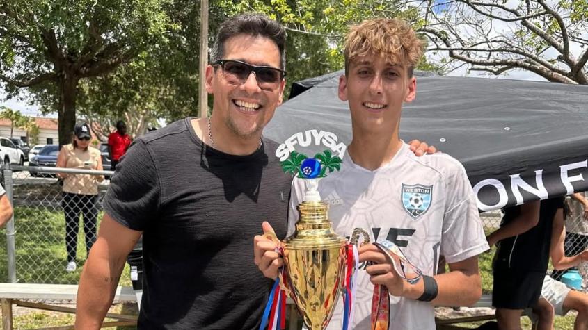 Hijo de Rafael Araneda y Marcela Vacarezza se lanzó con exitoso emprendimiento en EEUU: "Está funcionando súper"