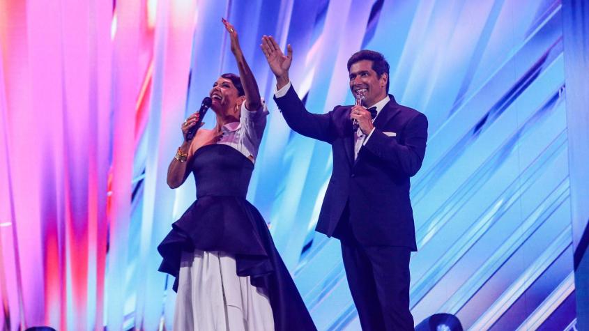 Esposo de Paola Volpato salió en su defensa tras su criticado debut como coanimadora de Viña