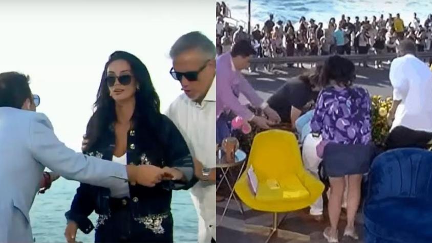 Pamela Díaz sufre caída en "Hay que decirlo": "Pedimos desde ya una ambulancia"