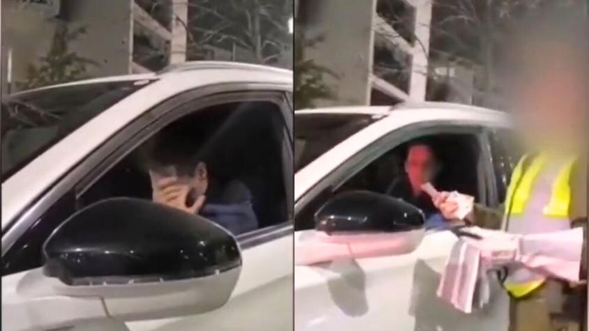 Gonzalo Valenzuela en video filtrado de su fiscalización