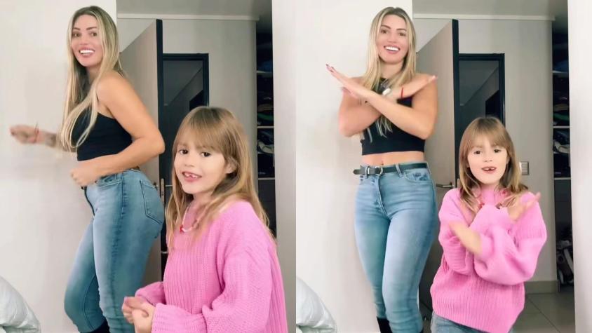 Faloon Larraguibel y su hija menor "Tuta" se lucen con tierno baile en redes sociales