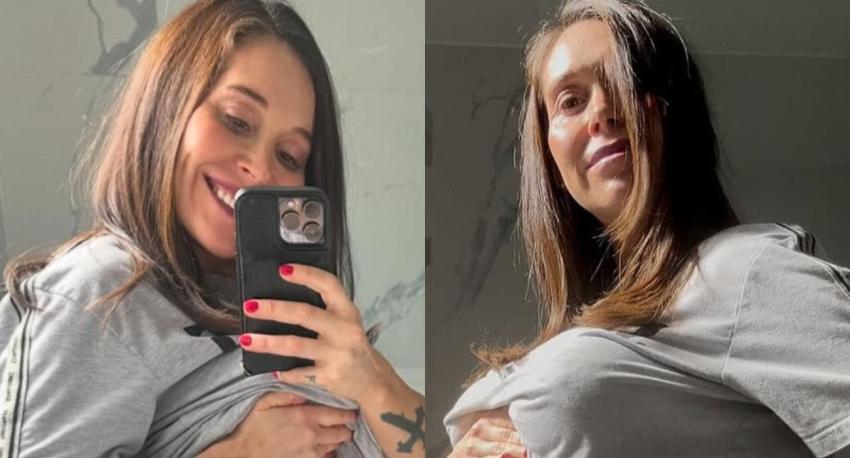 Valentina Roth evidencia su avanzado embarazo con emotivos registros de su pancita
