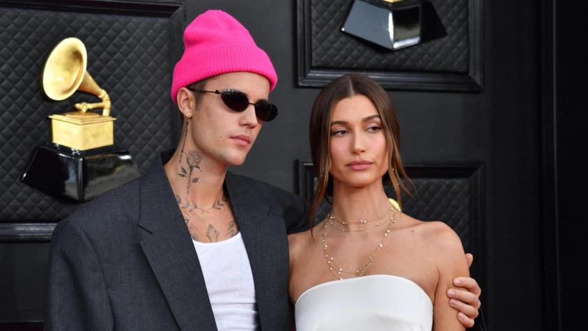 Justin Bieber y Hailey - AFP