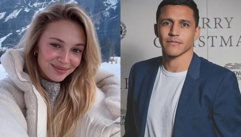 Alexandra Litvinova y Alexis Sánchez