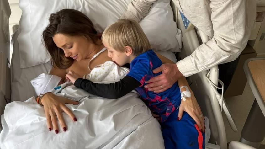 Emilia Daiber junto a sus hijos - Instagram