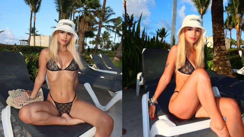 El lujoso outfit de "La Guarén" en sus vacaciones en Punta Cana: en total sumó más de 3 millones de pesos