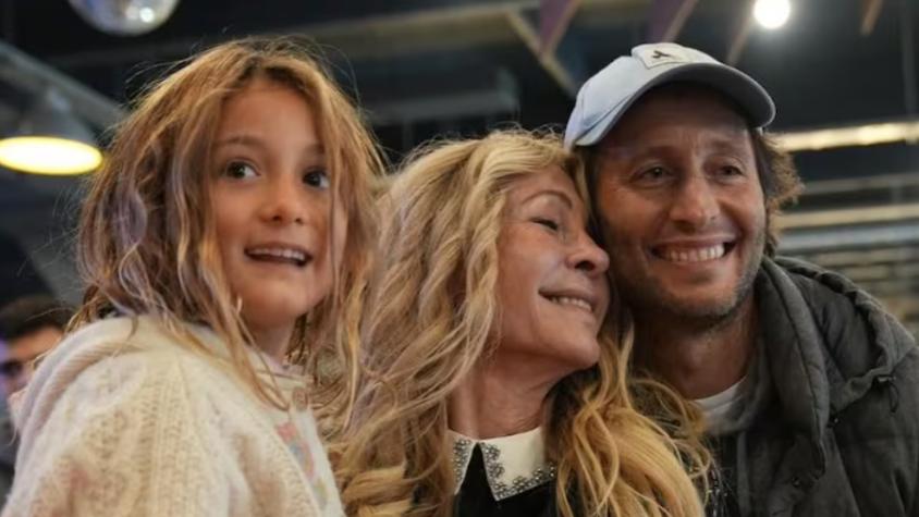 Cris Morena junto a su hijo y su nieta - Instagram