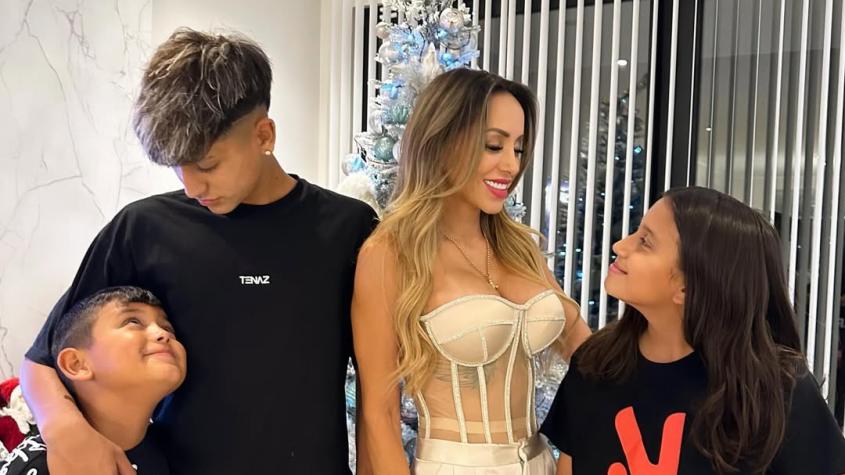 Marité Matus junto a sus hijos - Instagram
