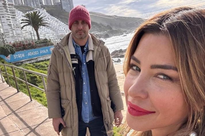 Pancha Merino festeja el cumpleaños de su pareja Andrea: Luciano Marocchino estuvo presente