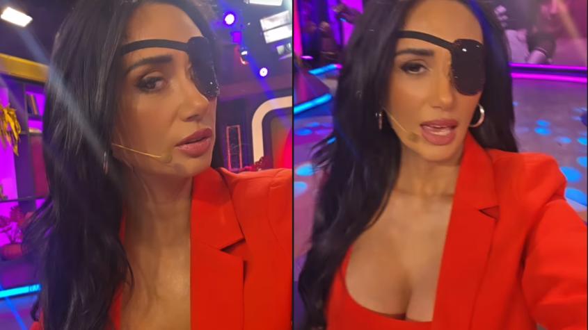 Pamela Díaz reapareció sin parche tras una operación y mostró cómo quedó el ojo afectado
