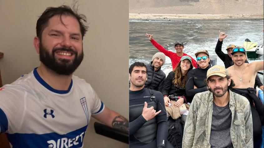 Presidente Gabriel Boric sorprendió visitando el refugio de animales que construyó la familia de Pangal Andrade: " Vivimos un momento muy especial"