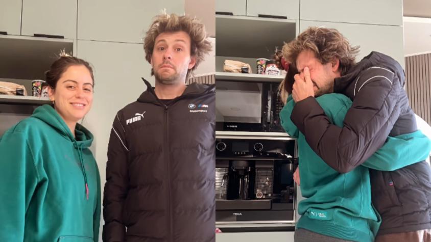 Joaquín Méndez junto a su pareja - Instagram