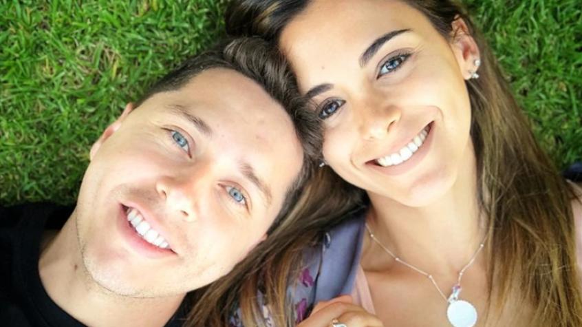 Karol Lucero con Fran Virgilio