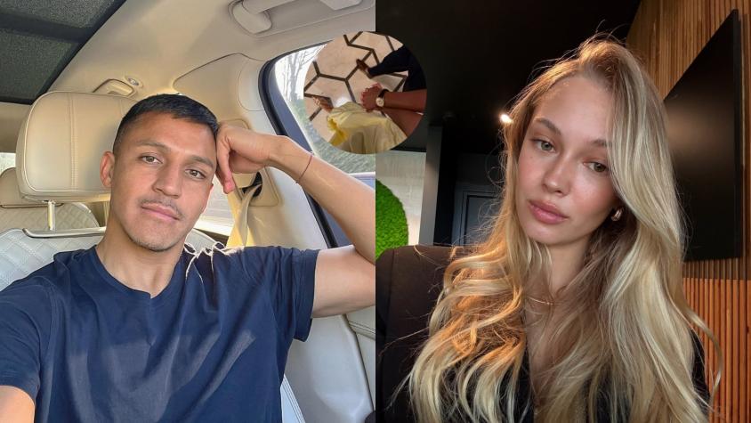 Alexis Sánchez y Alexandra Litvitova - Instagram