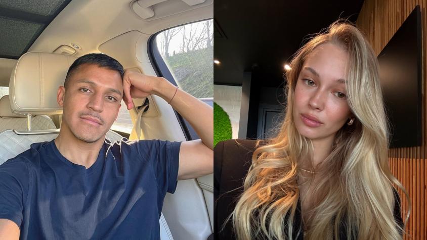 Alexis Sánchez y Alexandra Litvinova - Instagram