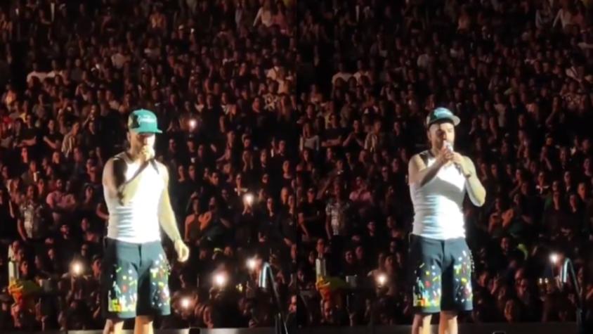 Maluma detuvo un concierto para retar a una fanática: "Es un acto de irresponsabilidad"