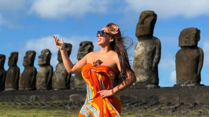 Naya Fácil entrega triste noticia sobre su relación con galán que conoció en Rapa Nui: "No sé como contárselos..."